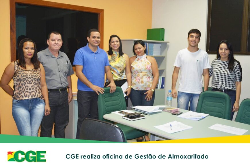 CGE realiza oficina de Gestão de Almoxarifado