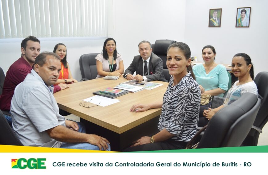 CGE recebe visita da Controladoria Geral do Município de Buritis-RO