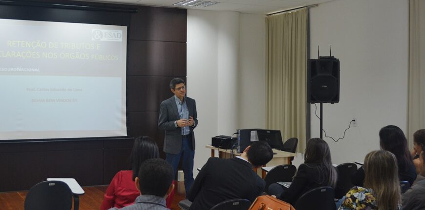 Servidores da CGE participam de curso sobre Retenção na Fonte dos Tributos Federais com ênfase na IN 1.540 RFB, de 2015