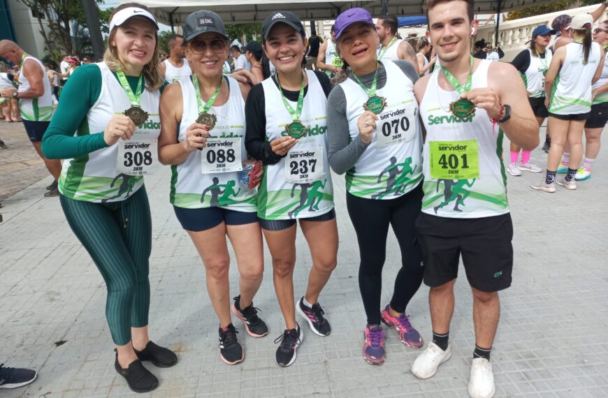 Servidores da CGE participam da 10ª edição da Corrida do Servidor