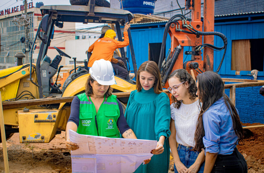 Governo inicia escavação das estacas do novo prédio da Controladoria Geral do Estado