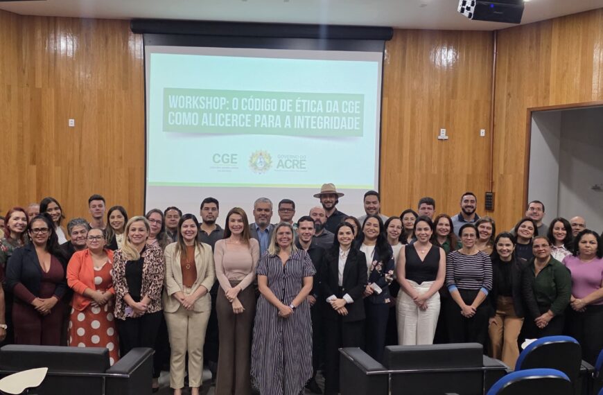 CGE realiza workshop sobre ética e integridade no serviço público voltado aos servidores da instituição