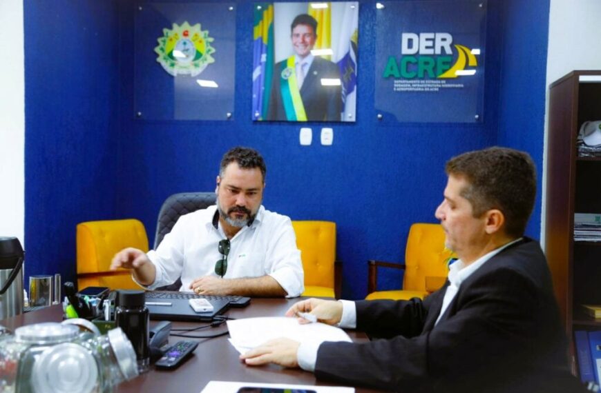 Deracre e Controladoria-Geral firmam acordo para fiscalização de obras