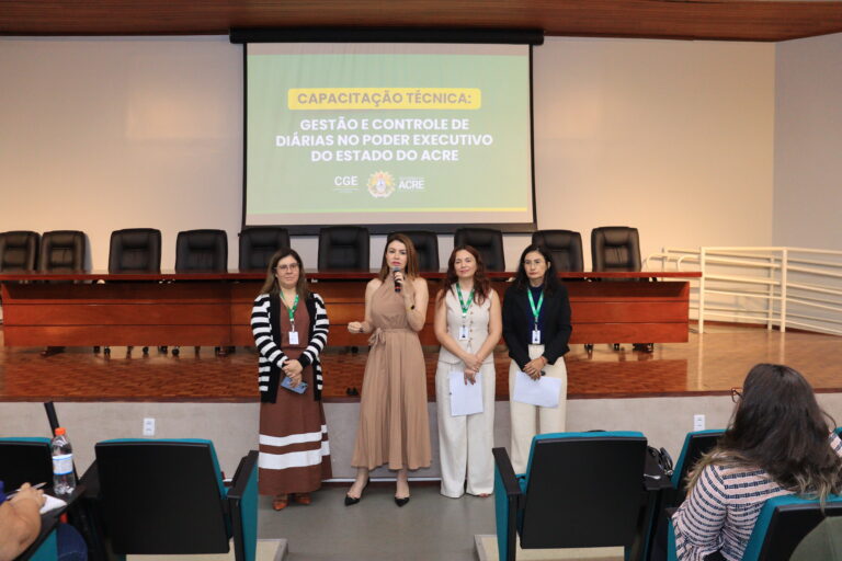 Capacitação sobre Gestão e Controle de Diárias no Poder executivo do Estado do Acre